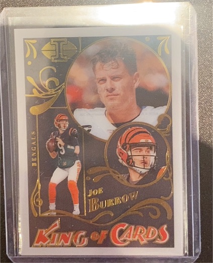 2022 Panini Illusions #KC-5 Joe Burrow King of Cards — front