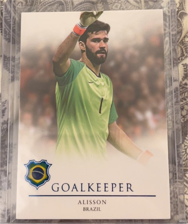2021 Futera Unique Goalkeeper Alisson — front