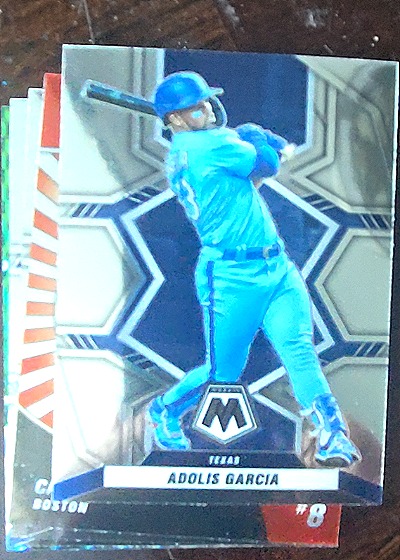 2022 Panini Mosaic #134 Adolis Garcia — front