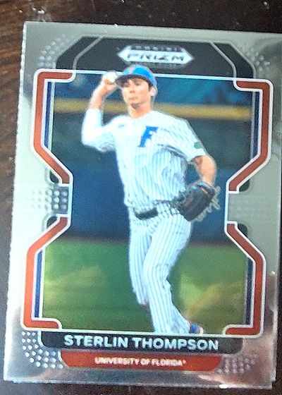 2022 Panini Prizm Draft Picks #PDP31 Sterlin Thompson — front
