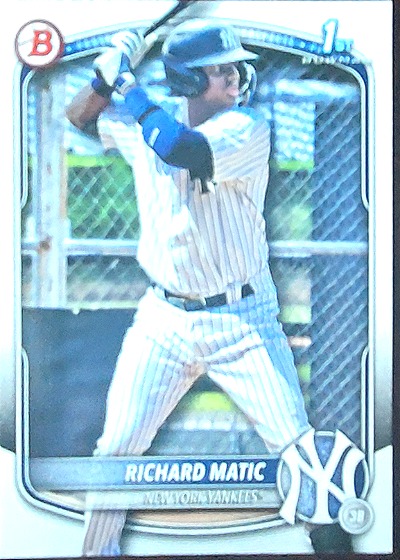 2025 Bowman #BP-71 Richard Matic — front