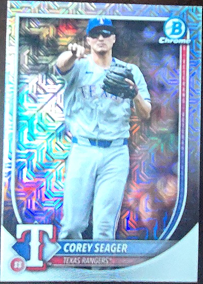 2025 Bowman Chrome #38 Corey Seager — front