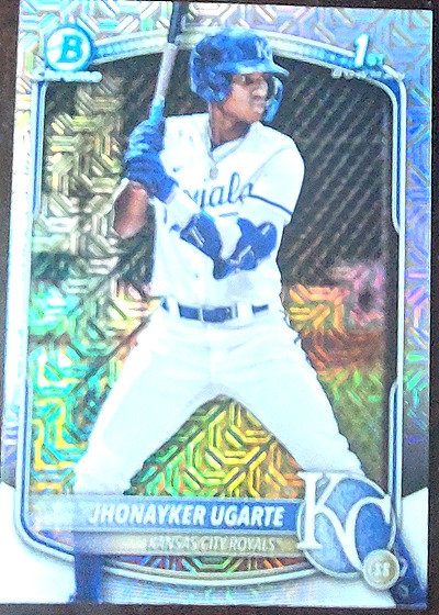 2025 Bowman Prospects #BP-123 Jhonayker Ugarte — front