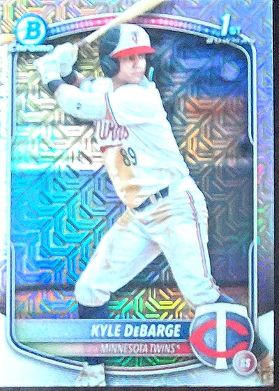 2024 Bowman Chrome #1st Bowman Kyle DeBarge — front