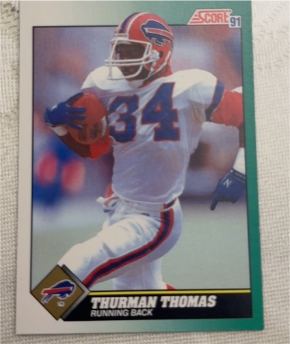 1991 Score #234 Thurman Thomas — front