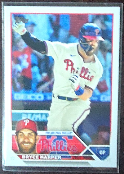 2023 Topps Series 1 #3 Bryce Harper — front