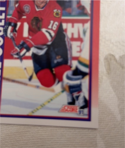 1991 Score #265 Michel Goulet — front