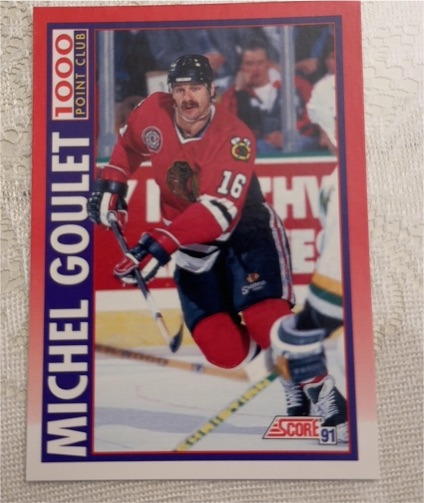 1991-92 Score #265 Michel Goulet — front