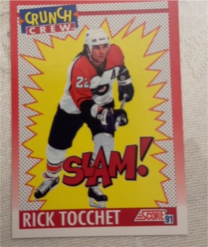 1991-92 Score Crunch Crew #306 Rick Tocchet — front