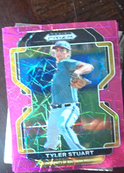 2022 Panini Prizm Draft Picks #PDP179 Tyler Stuart — front