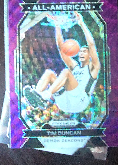 2024 Panini Prizm Draft Picks #25 Tim Duncan All American — front