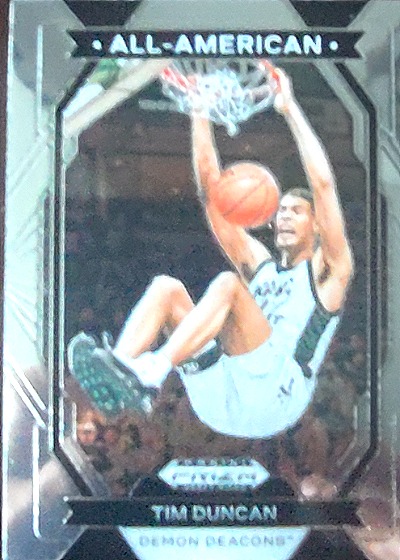 2024-25 Panini Prizm Draft Picks All-American #25 Tim Duncan — front