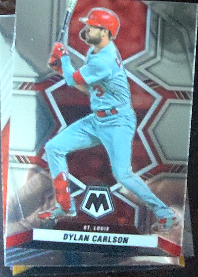 2022 Panini Mosaic #? Dylan Carlson — front