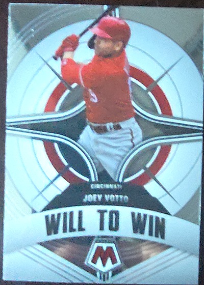 2022 Panini Mosaic Will to Win #WW-2 Joey Votto — front