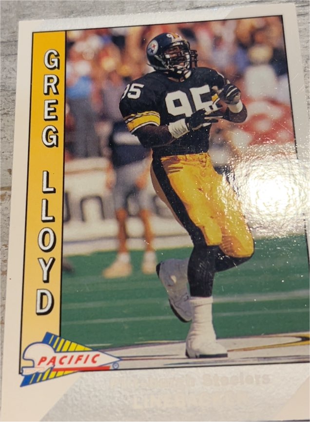 1991 Pacific #429 Greg Lloyd — front