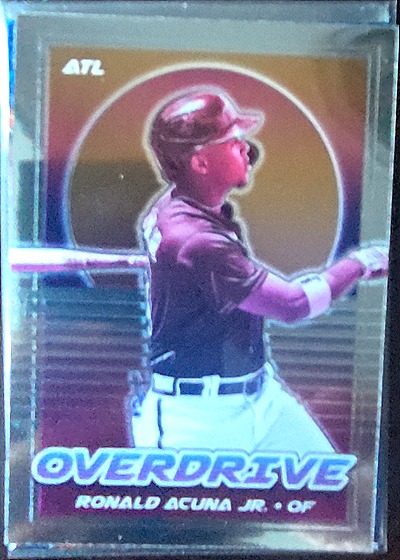 2021 Panini Chronicles #20 Ronald Acuna Jr. Overdrive — front