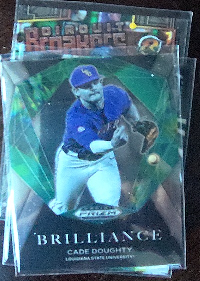 2022 Panini Prizm Draft Picks Brilliance Cade Doughty #BR-CD — front