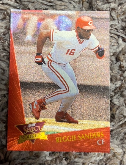 1993 Score Select Rookies #3 Reggie Sanders — front