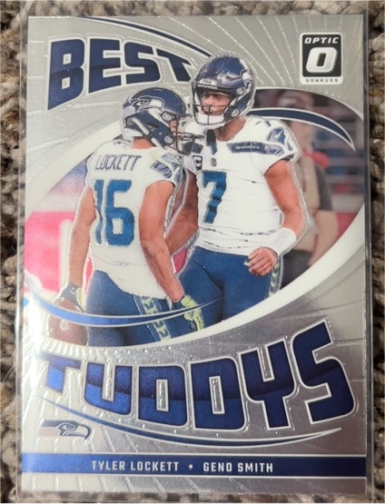 2024 Donruss Optic #19 Tyler Lockett / Geno Smith Best Tuddys — front