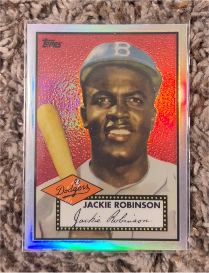 1952 Topps #312 Jackie Robinson — front