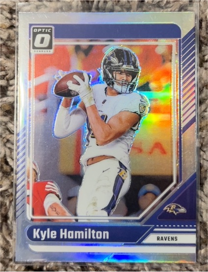 2024 Donruss Optic #18 Kyle Hamilton — front