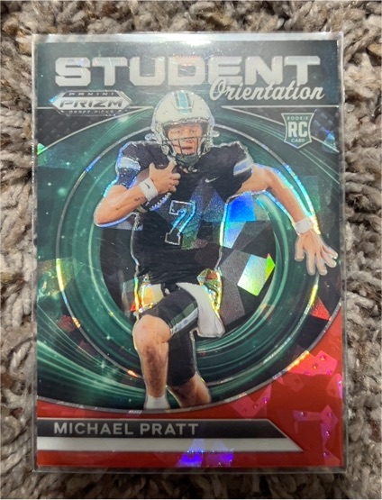2024 Panini Prizm Draft Picks Student Orientation #SO-MP Michael Pratt — front