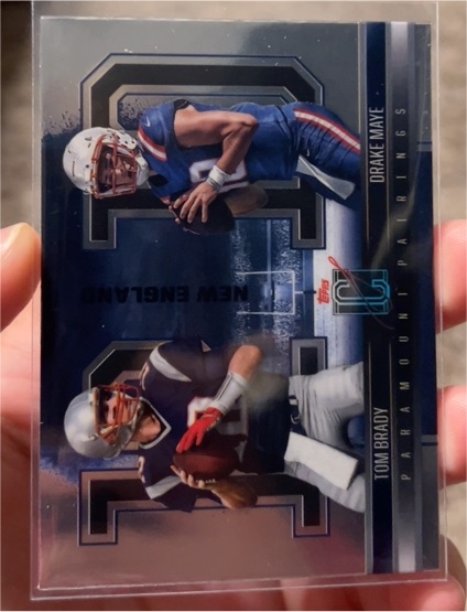2024 Topps Signature Class #PP-7 Tom Brady / Drake Maye — front