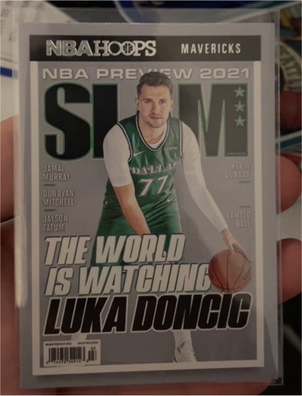 2021-22 Panini NBA Hoops Slam #230 Luka Doncic — front