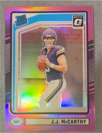 2024 Donruss Optic #303 J.J. McCarthy — front
