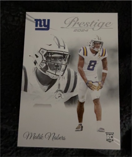 2024 Panini Prestige #306 Malik Nabers — front