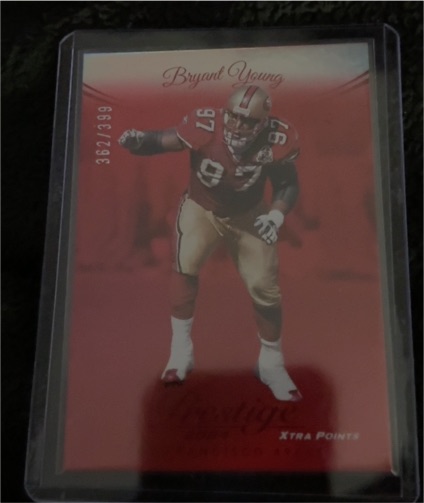 2024 Panini Prestige #264 Bryant Young Xtra Points Red — front