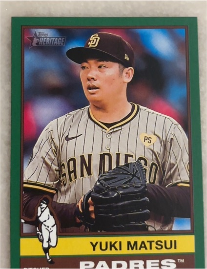 2025 Topps Heritage #358 Yuki Matsui — front