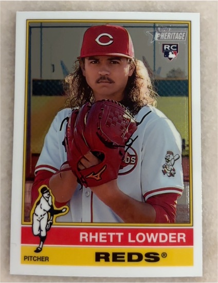 2025 Topps Heritage #181 Rhett Lowder — front