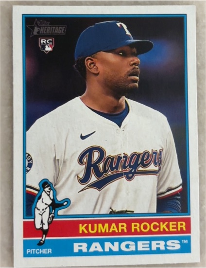 2025 Topps Heritage #179 Kumar Rocker — front