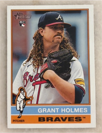 2025 Topps Heritage #22 Grant Holmes — front