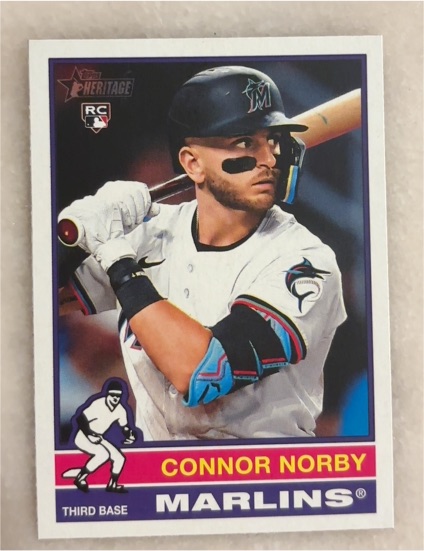 2025 Topps Heritage #136 Connor Norby — front