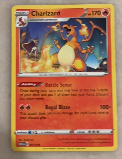 2025 McDonald's Pokémon Dragon Discovery #001 Charizard — front