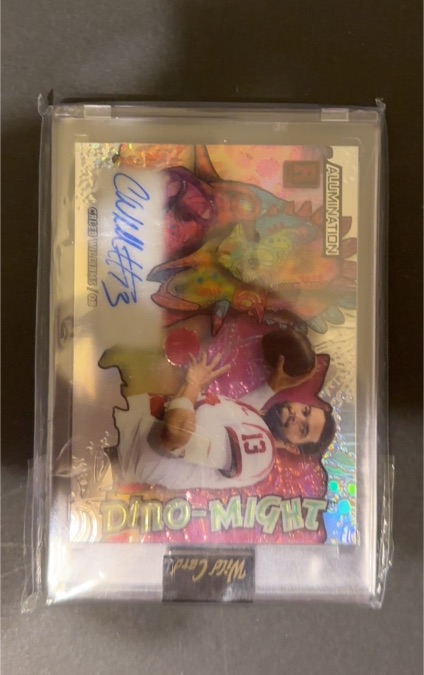 2023 Wild Card Alumination #13 Caleb Williams Dino-Might — front