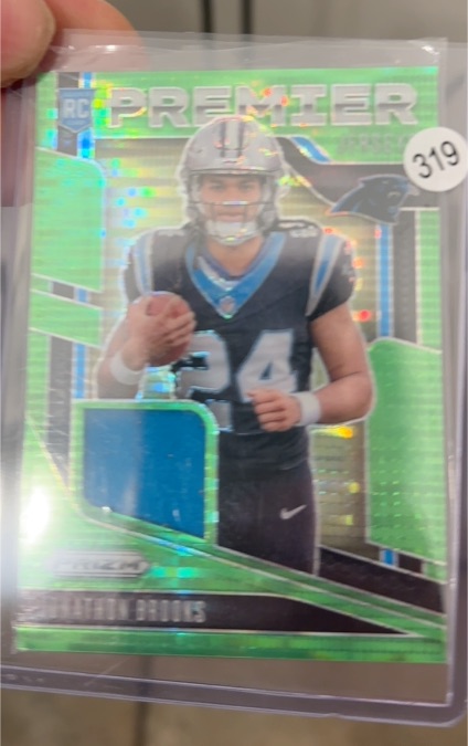 2024 Panini Prizm Premier Jerseys #PJ-JBS Jonathon Brooks — front