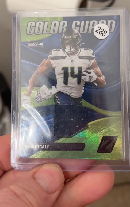 2023 Panini Zenith Color Guard #CG-18 DK Metcalf — front