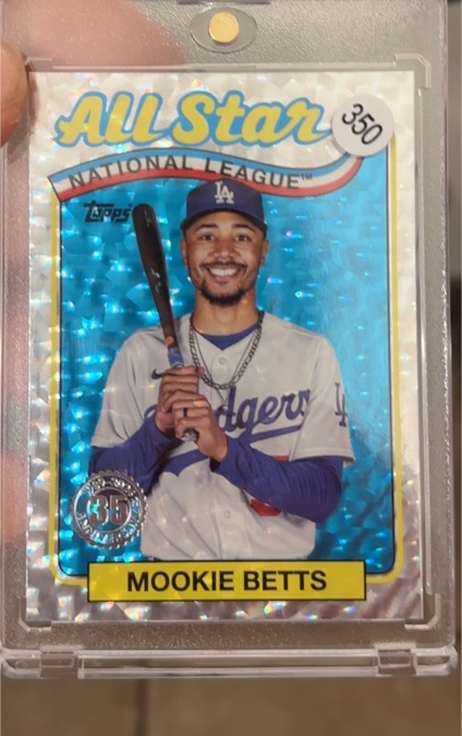 2024 Topps #89ASB-12 Mookie Betts 1989 Topps Baseball 35th Anniversary All-Stars — front