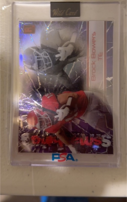 2023 Wild Card Alumination Smashing #AS-BW Brock Bowers — front