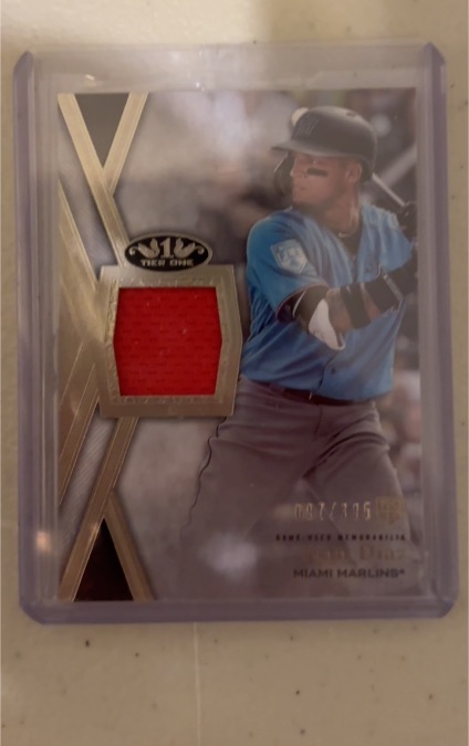 2020 Topps Tier One #IIR_ID Isan Diaz — front