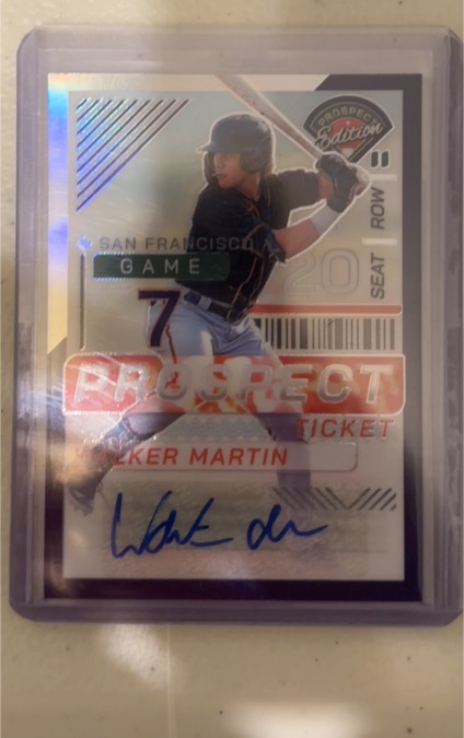 2024 Panini Prospect Edition #121 Walker Martin — front