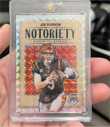 2024 Panini Mosaic #2 Joe Burrow Notoriety — front