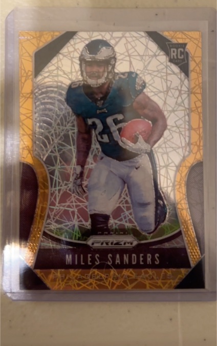 2019 Panini Prizm #326 Miles Sanders — front