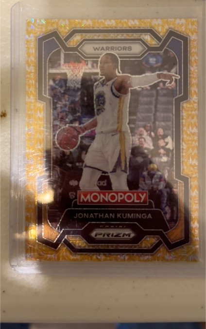 2023-24 Panini Prizm Monopoly #30 Jonathan Kuminga — front