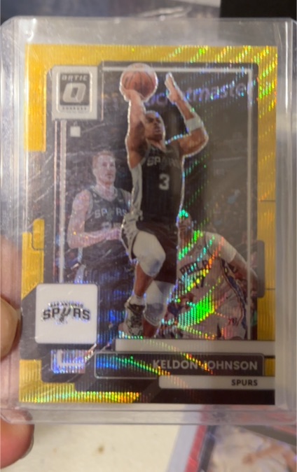 2022-23 Donruss Optic #186 Keldon Johnson — front