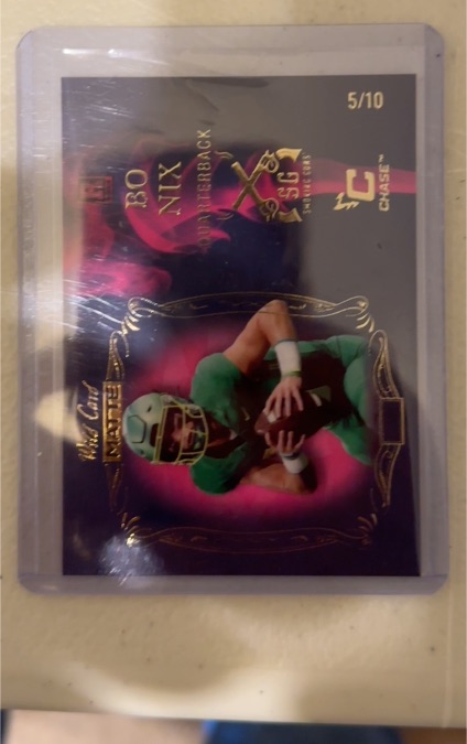 2023 Wild Card Matte Smoking Guns #MSG-5 Bo Nix — front