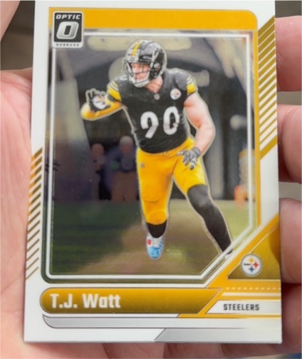 2024 Panini Donruss Optic #169 T.J. Watt — front